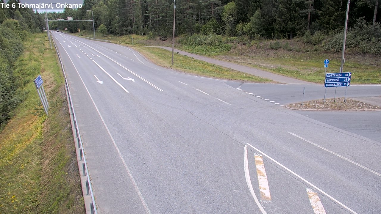 Weather Camera Image Road 6 Tohmajärvi, Onkamo, Tohmajärvi, Pohjois-Karjala