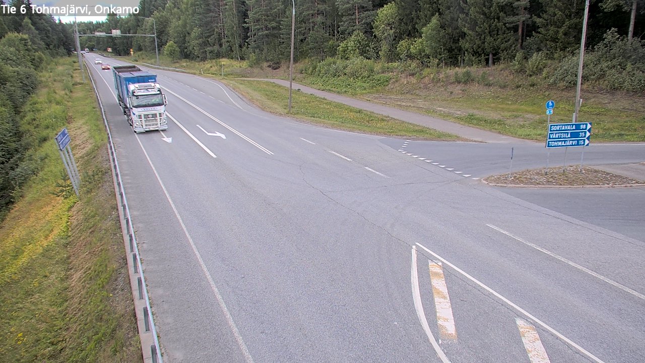Kelikamerat Kuva Tie 6 Tohmajärvi, Onkamo, Tohmajärvi, Pohjois-Karjala