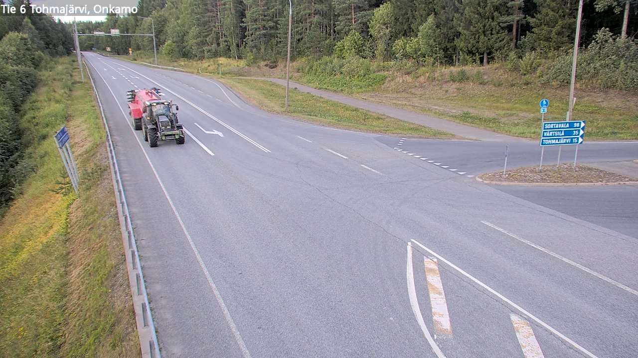Kelikamerat Kuva Tie 6 Tohmajärvi, Onkamo, Tohmajärvi, Pohjois-Karjala