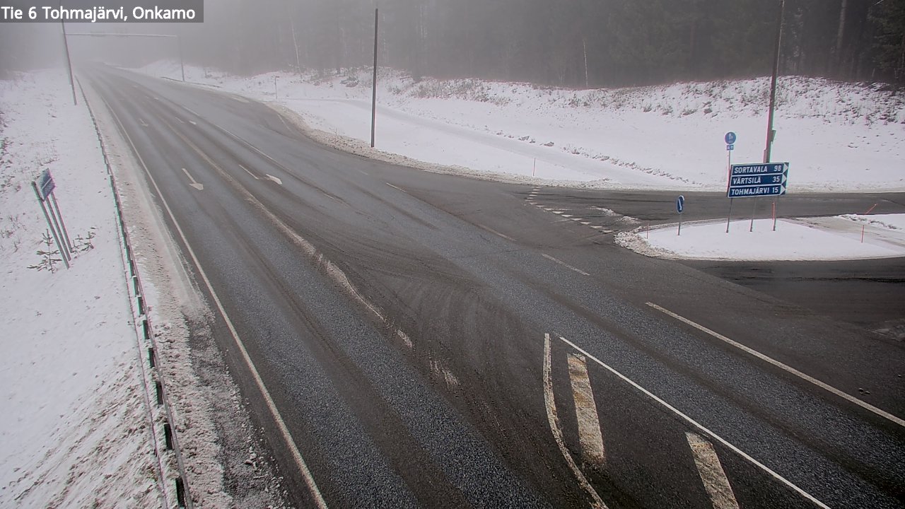 Weather Camera Image Väg 6 Tohmajärvi, Onkamo, Tohmajärvi, Pohjois-Karjala
