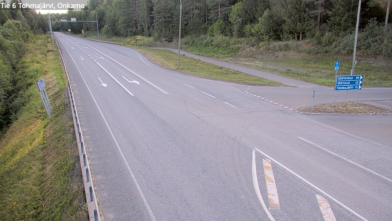 Weather Camera Image Väg 6 Tohmajärvi, Onkamo, Tohmajärvi, Pohjois-Karjala