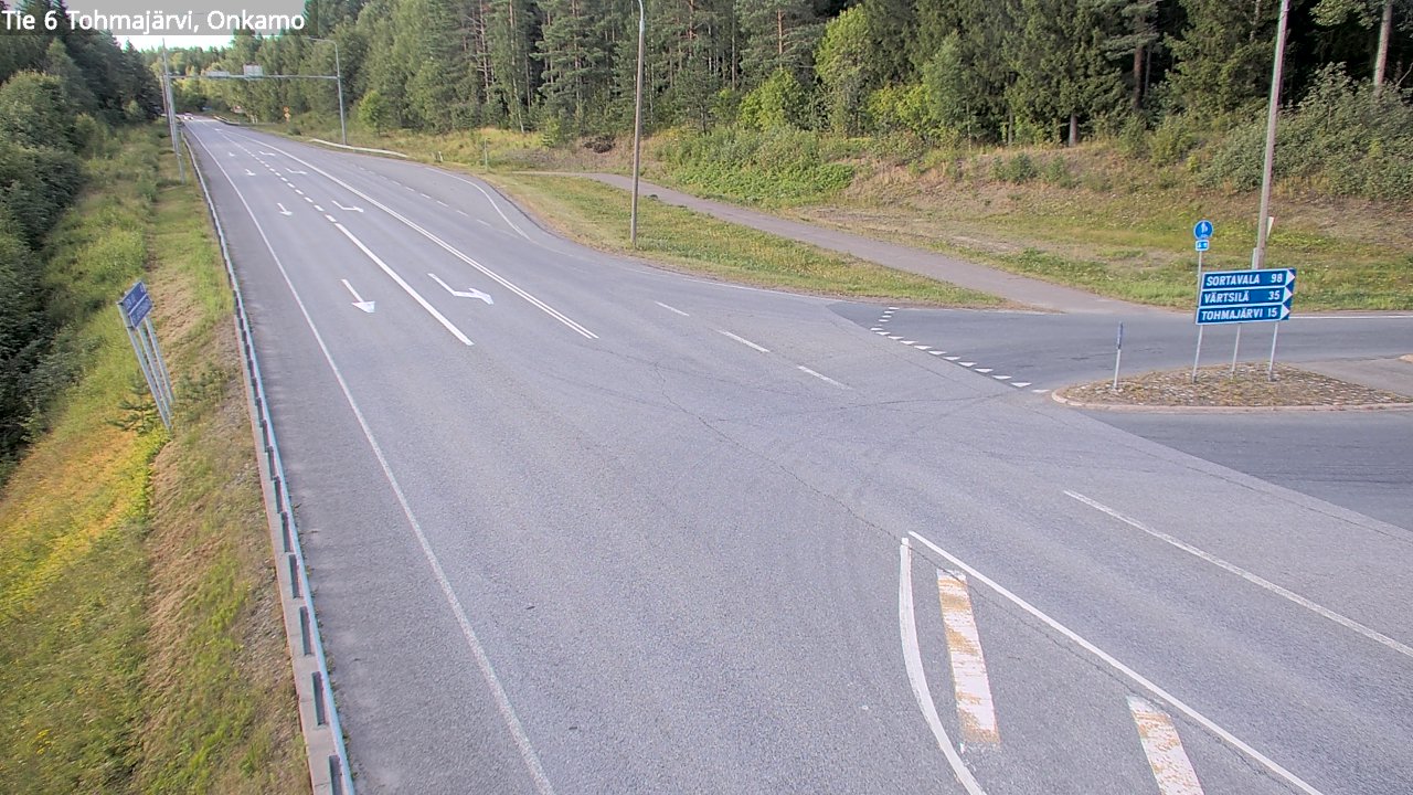 Kelikamerat Kuva Tie 6 Tohmajärvi, Onkamo, Tohmajärvi, Pohjois-Karjala