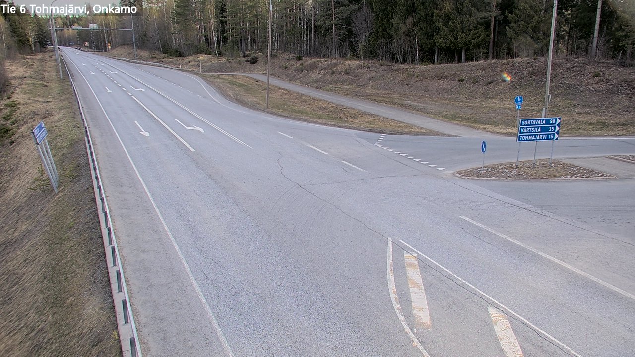 Weather Camera Image Road 6 Tohmajärvi, Onkamo, Tohmajärvi, Pohjois-Karjala
