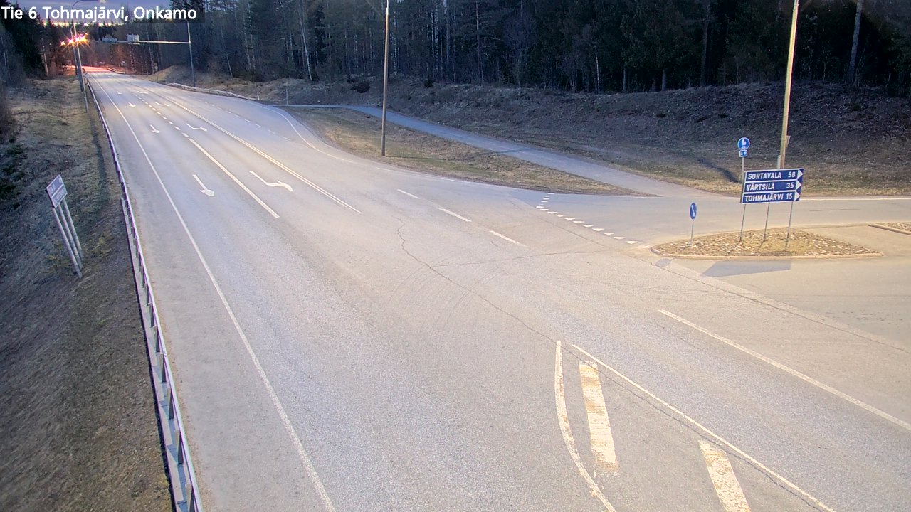Weather Camera Image Väg 6 Tohmajärvi, Onkamo, Tohmajärvi, Pohjois-Karjala