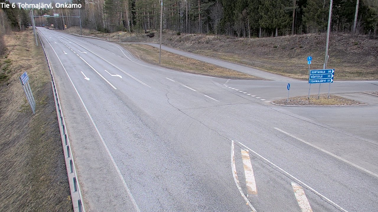 Kelikamerat Kuva Tie 6 Tohmajärvi, Onkamo, Tohmajärvi, Pohjois-Karjala