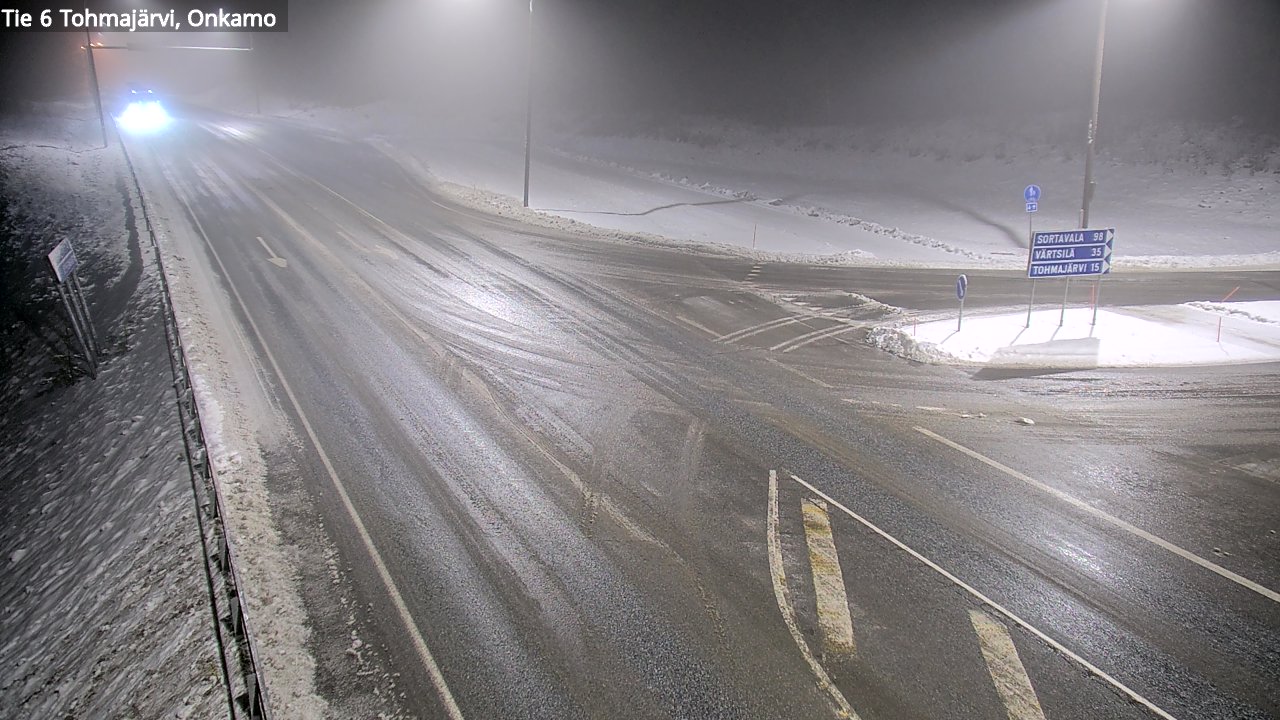 Weather Camera Image Väg 6 Tohmajärvi, Onkamo, Tohmajärvi, Pohjois-Karjala