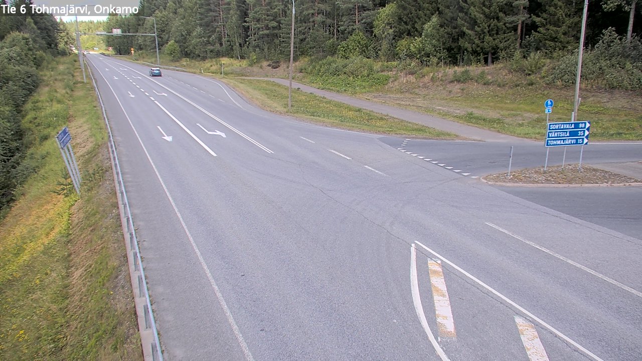 Kelikamerat Kuva Tie 6 Tohmajärvi, Onkamo, Tohmajärvi, Pohjois-Karjala