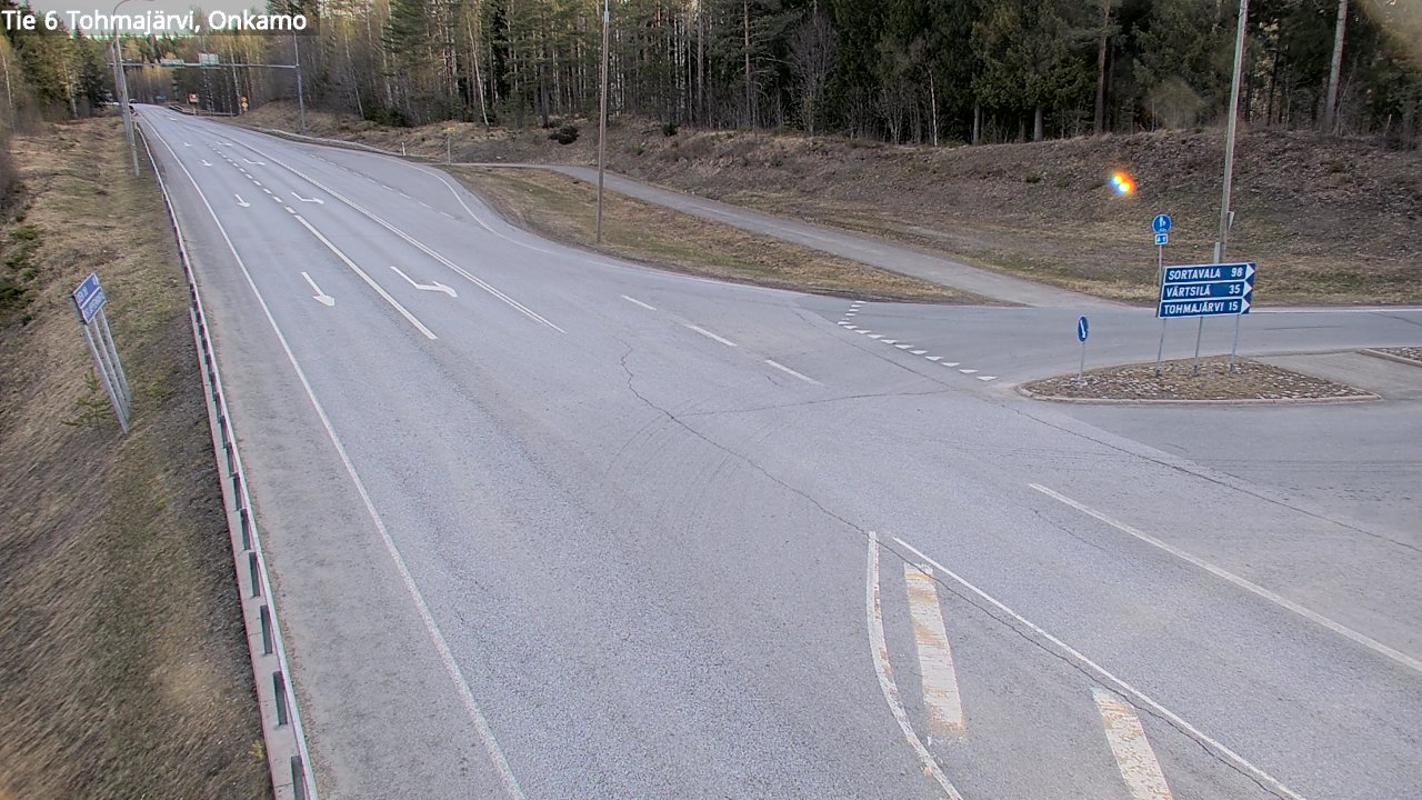 Weather Camera Image Road 6 Tohmajärvi, Onkamo, Tohmajärvi, Pohjois-Karjala