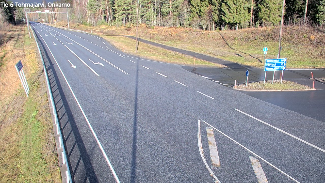 Kelikamerat Kuva Tie 6 Tohmajärvi, Onkamo, Tohmajärvi, Pohjois-Karjala