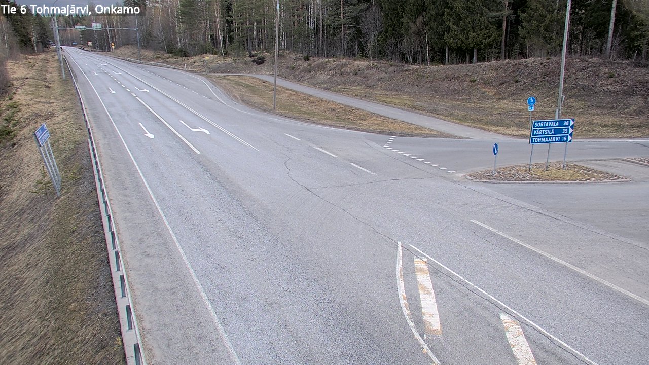 Kelikamerat Kuva Tie 6 Tohmajärvi, Onkamo, Tohmajärvi, Pohjois-Karjala