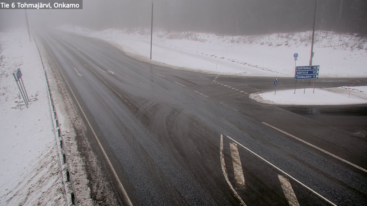 Weather Camera Image Väg 6 Tohmajärvi, Onkamo, Tohmajärvi, Pohjois-Karjala