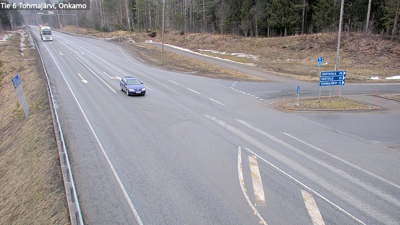Weather Camera Image Road 6 Tohmajärvi, Onkamo, Tohmajärvi, Pohjois-Karjala