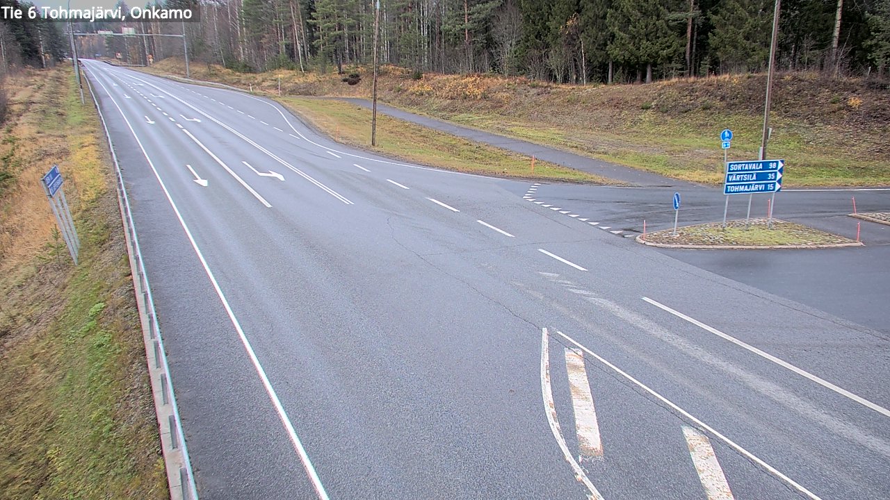 Kelikamerat Kuva Tie 6 Tohmajärvi, Onkamo, Tohmajärvi, Pohjois-Karjala