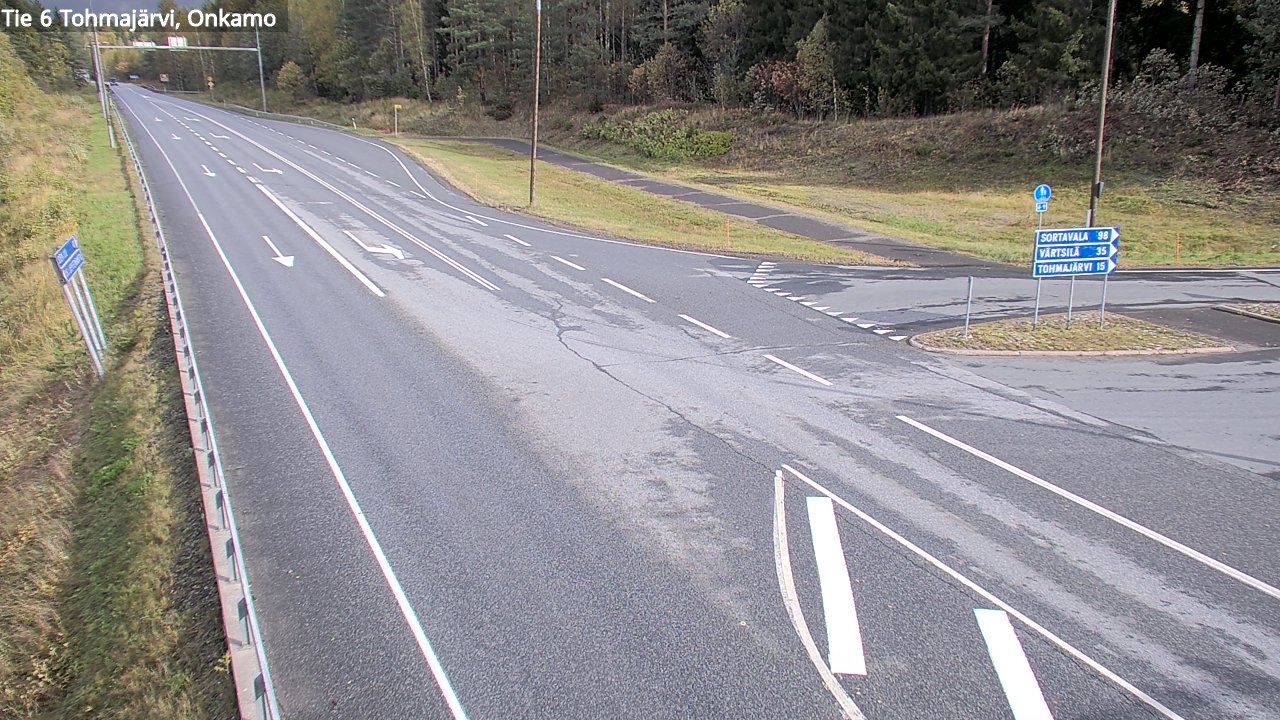 Weather Camera Image Road 6 Tohmajärvi, Onkamo, Tohmajärvi, Pohjois-Karjala