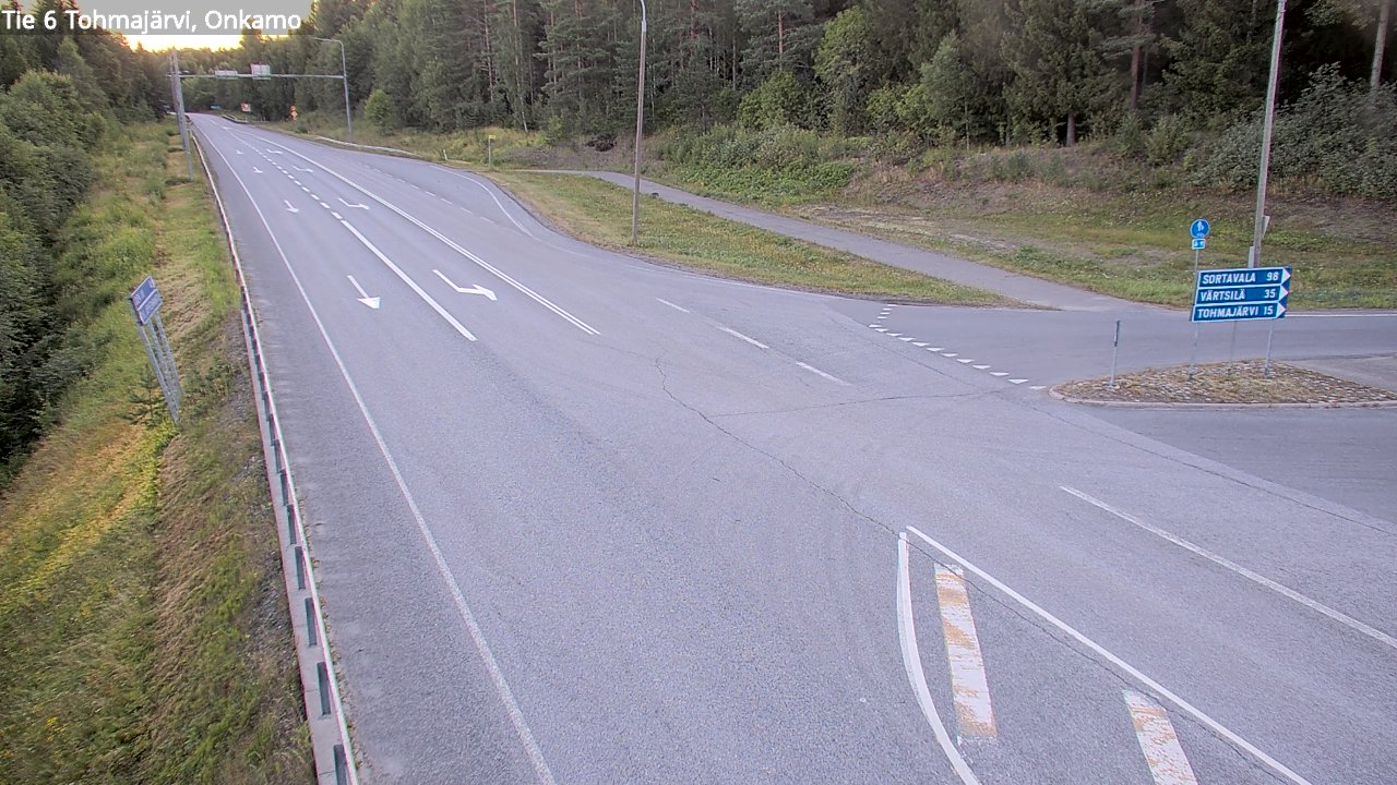 Kelikamerat Kuva Tie 6 Tohmajärvi, Onkamo, Tohmajärvi, Pohjois-Karjala
