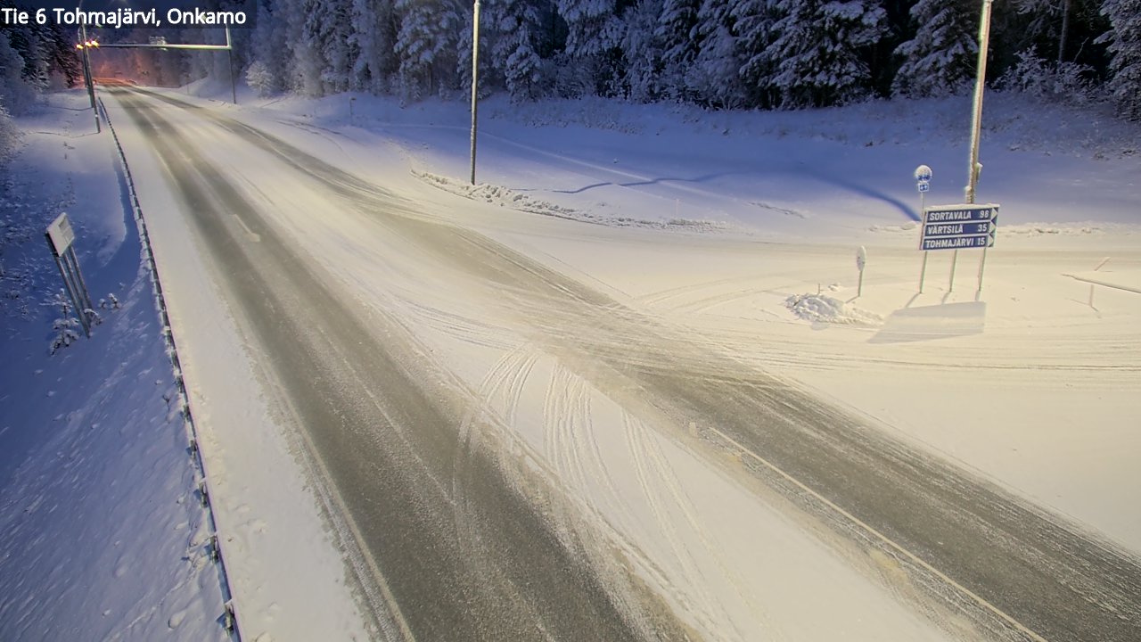 Kelikamerat Kuva Tie 6 Tohmajärvi, Onkamo, Tohmajärvi, Pohjois-Karjala