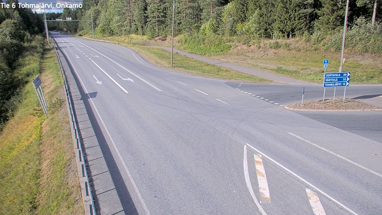 Kelikamerat Kuva Tie 6 Tohmajärvi, Onkamo, Tohmajärvi, Pohjois-Karjala