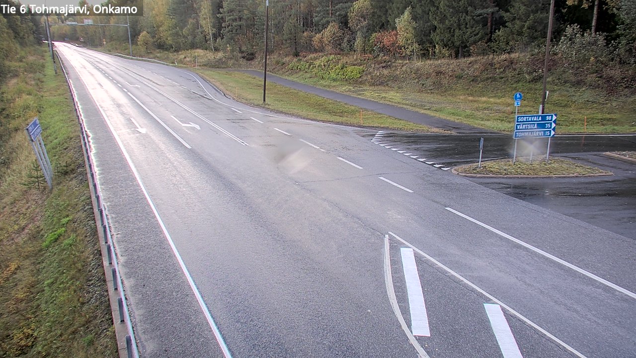 Weather Camera Image Road 6 Tohmajärvi, Onkamo, Tohmajärvi, Pohjois-Karjala