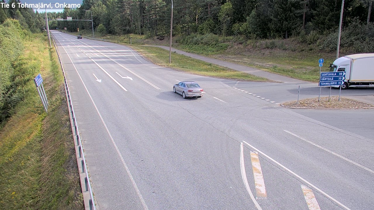 Weather Camera Image Road 6 Tohmajärvi, Onkamo, Tohmajärvi, Pohjois-Karjala