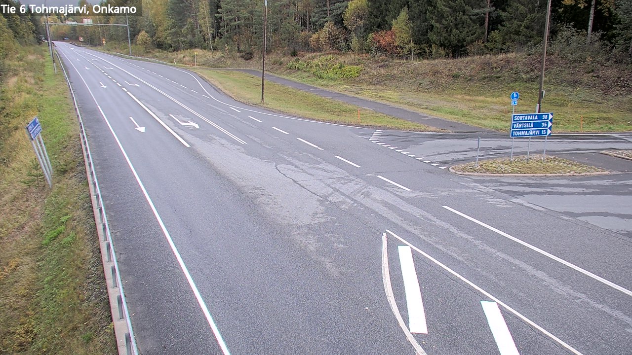 Weather Camera Image Road 6 Tohmajärvi, Onkamo, Tohmajärvi, Pohjois-Karjala