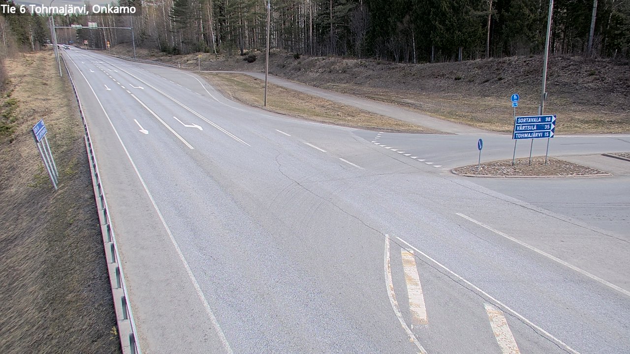 Kelikamerat Kuva Tie 6 Tohmajärvi, Onkamo, Tohmajärvi, Pohjois-Karjala