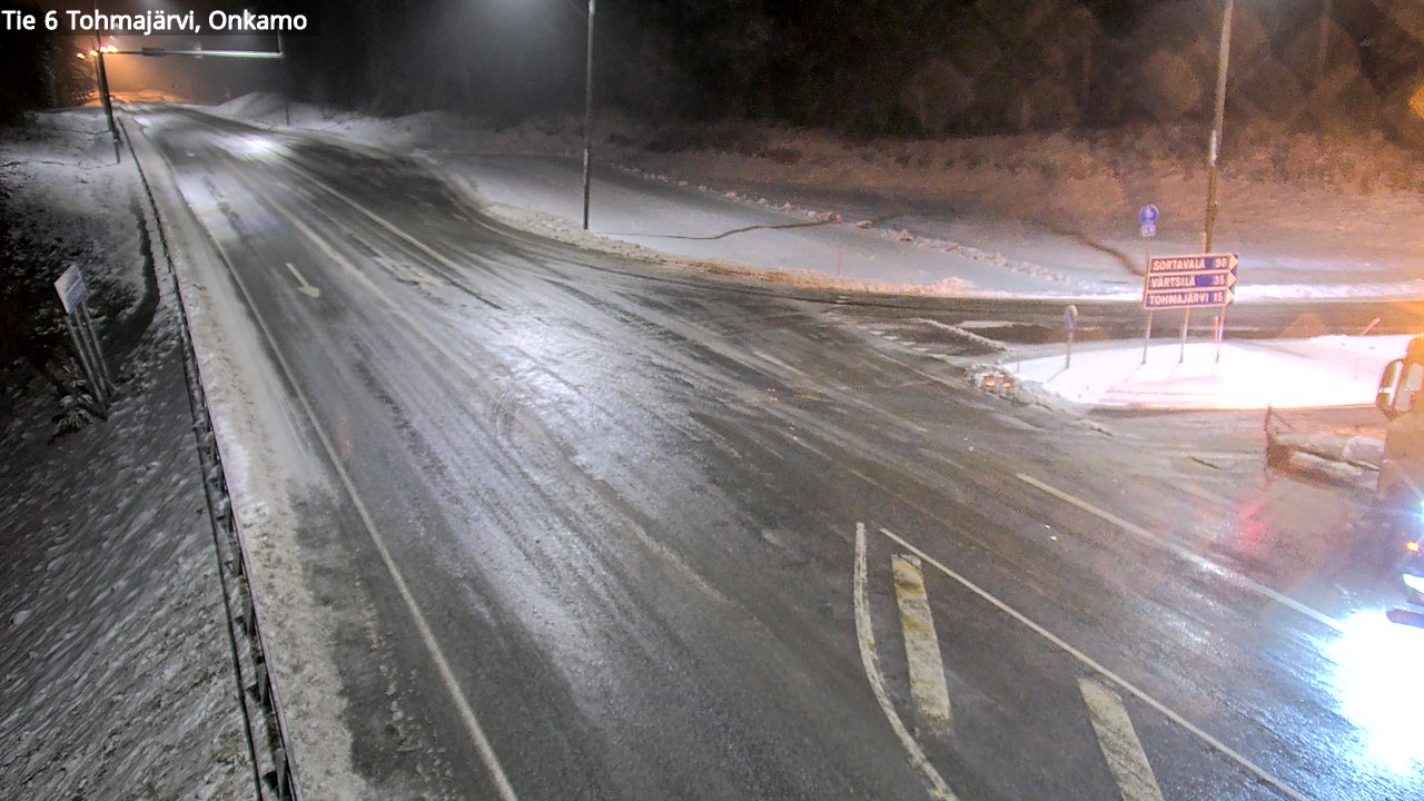 Weather Camera Image Väg 6 Tohmajärvi, Onkamo, Tohmajärvi, Pohjois-Karjala