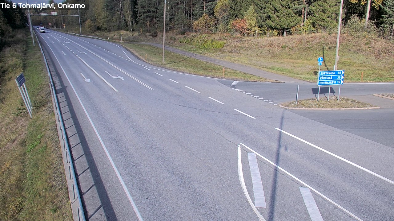 Weather Camera Image Road 6 Tohmajärvi, Onkamo, Tohmajärvi, Pohjois-Karjala
