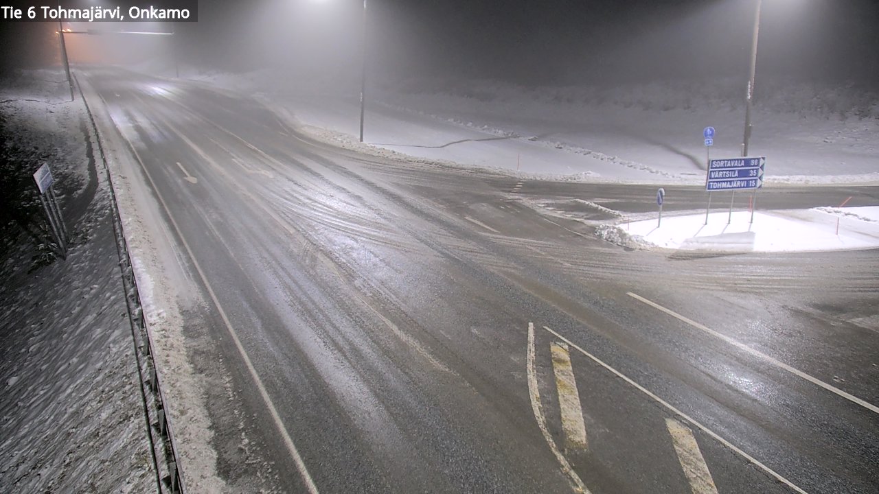 Weather Camera Image Väg 6 Tohmajärvi, Onkamo, Tohmajärvi, Pohjois-Karjala