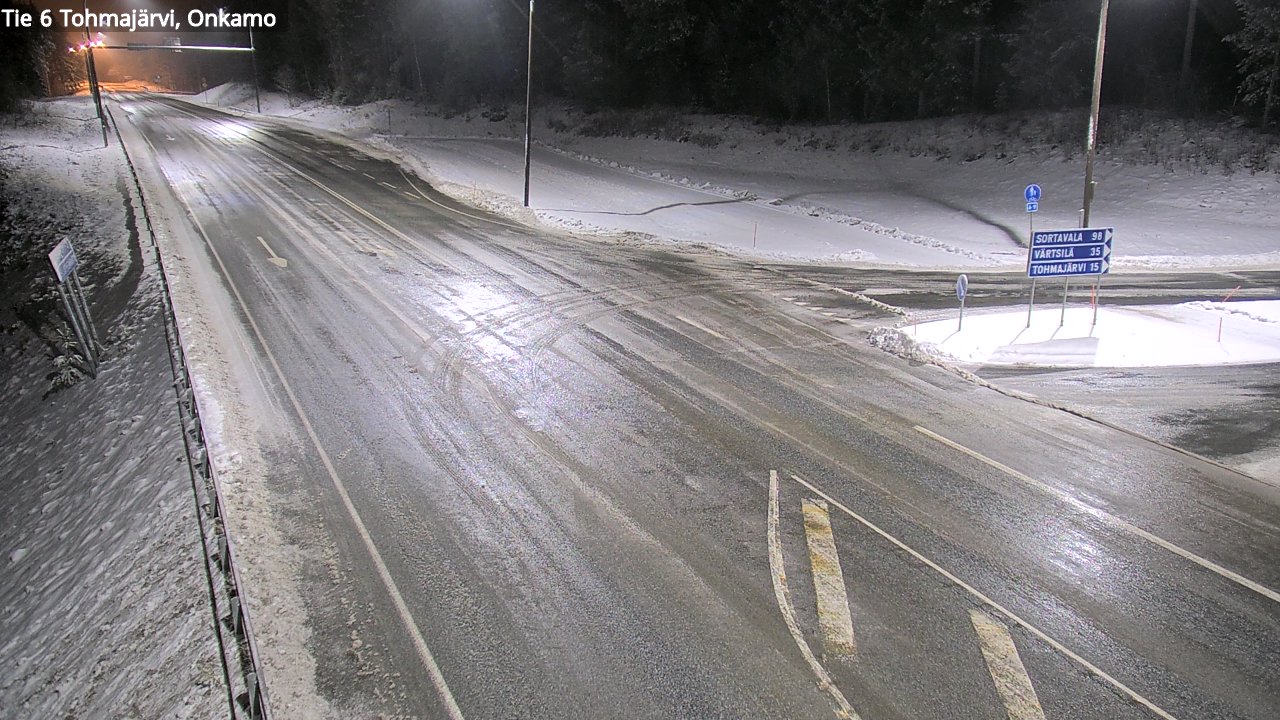 Weather Camera Image Väg 6 Tohmajärvi, Onkamo, Tohmajärvi, Pohjois-Karjala