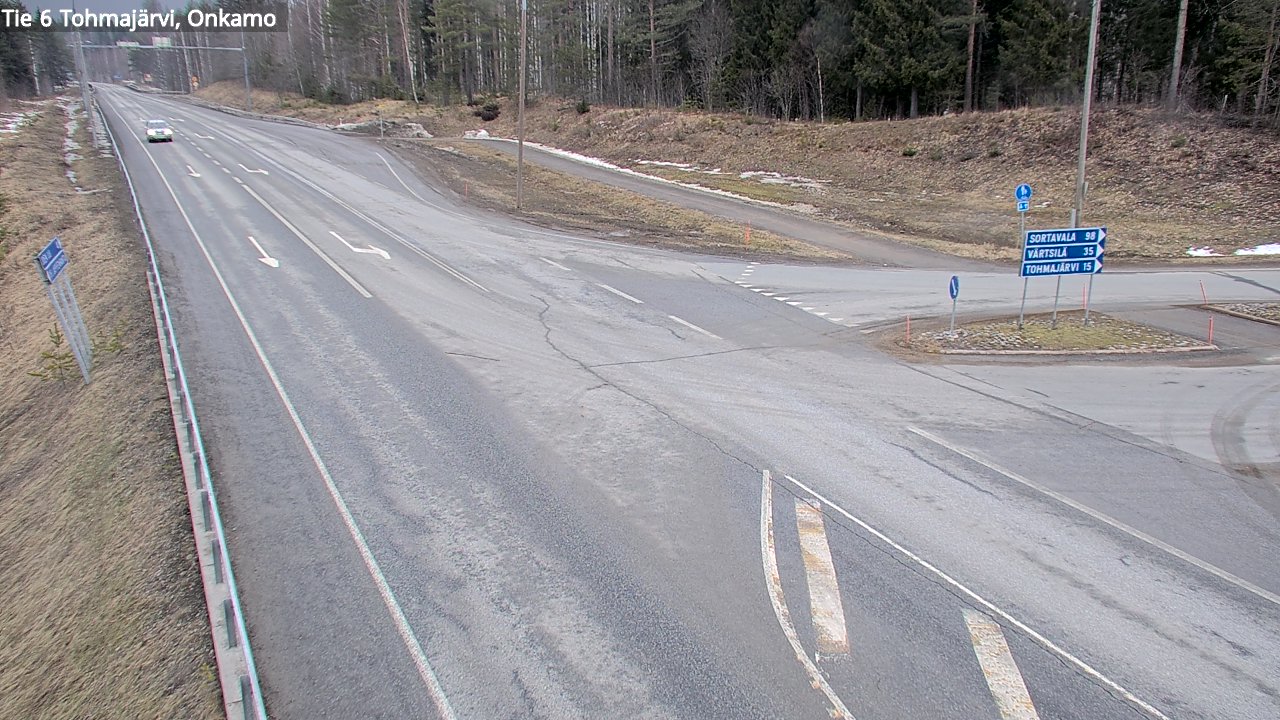 Weather Camera Image Road 6 Tohmajärvi, Onkamo, Tohmajärvi, Pohjois-Karjala