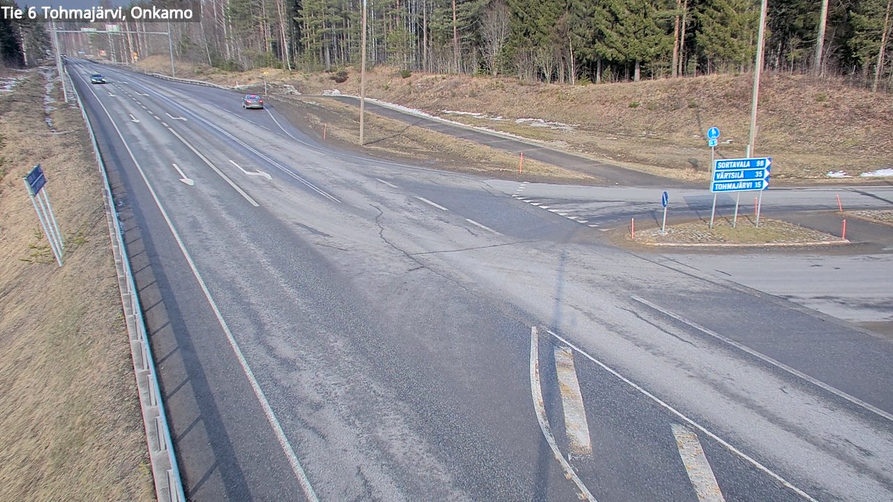 Weather Camera Image Road 6 Tohmajärvi, Onkamo, Tohmajärvi, Pohjois-Karjala