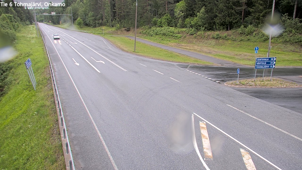 Kelikamerat Kuva Tie 6 Tohmajärvi, Onkamo, Tohmajärvi, Pohjois-Karjala