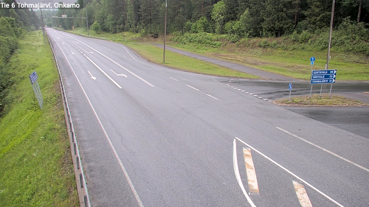 Weather Camera Image Road 6 Tohmajärvi, Onkamo, Tohmajärvi, Pohjois-Karjala