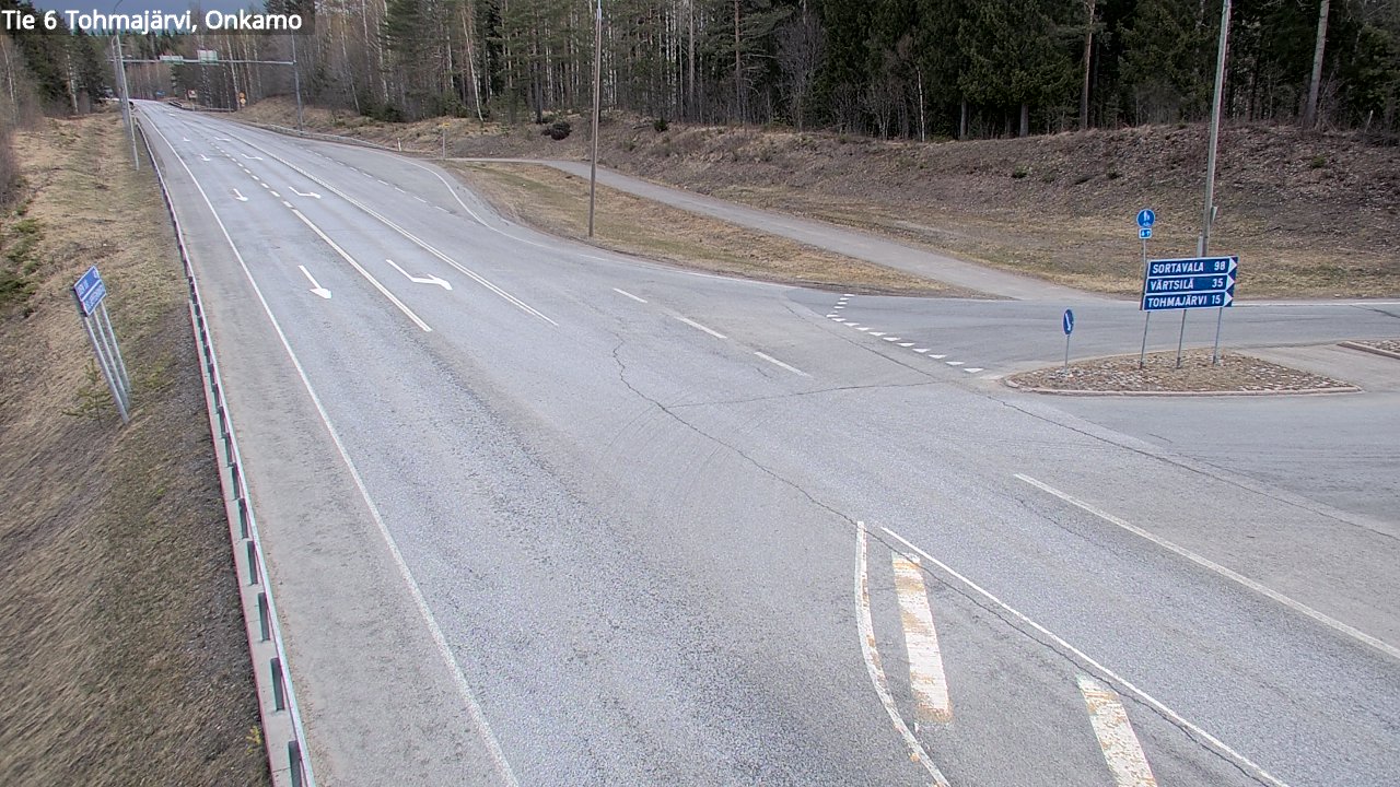 Kelikamerat Kuva Tie 6 Tohmajärvi, Onkamo, Tohmajärvi, Pohjois-Karjala