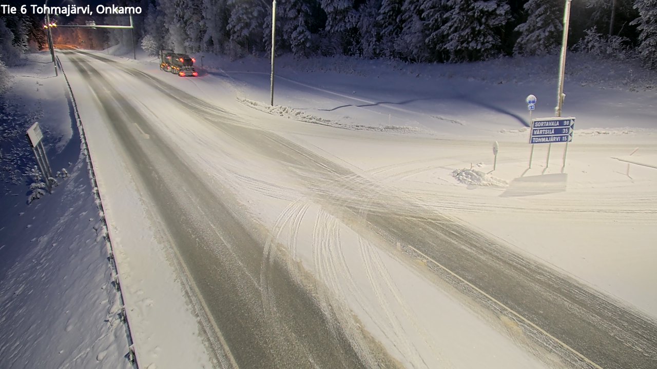 Kelikamerat Kuva Tie 6 Tohmajärvi, Onkamo, Tohmajärvi, Pohjois-Karjala