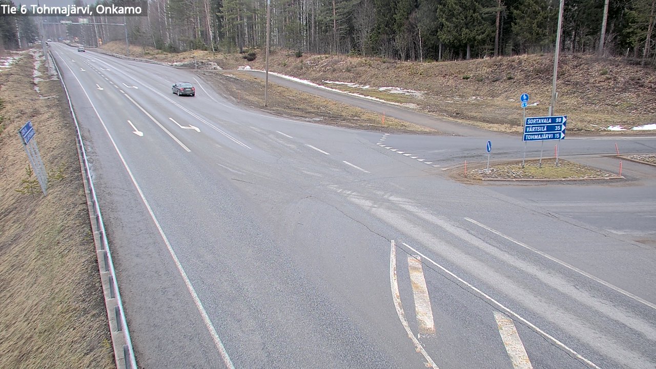 Weather Camera Image Road 6 Tohmajärvi, Onkamo, Tohmajärvi, Pohjois-Karjala