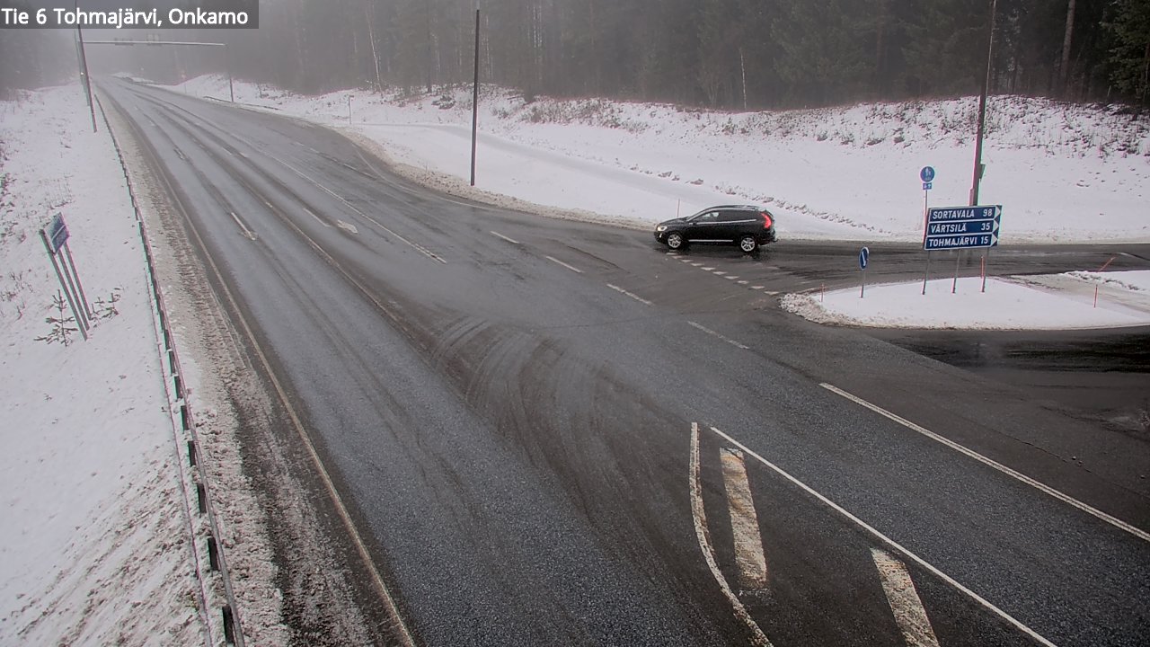 Weather Camera Image Väg 6 Tohmajärvi, Onkamo, Tohmajärvi, Pohjois-Karjala