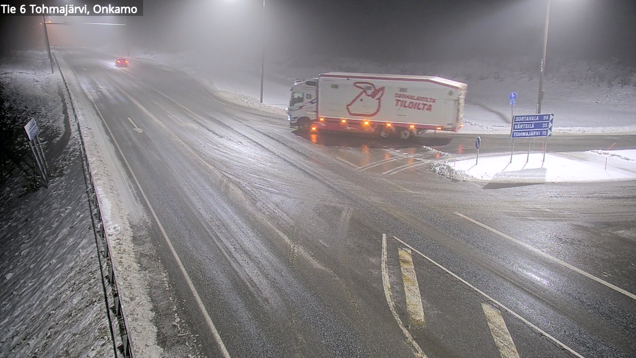 Weather Camera Image Väg 6 Tohmajärvi, Onkamo, Tohmajärvi, Pohjois-Karjala
