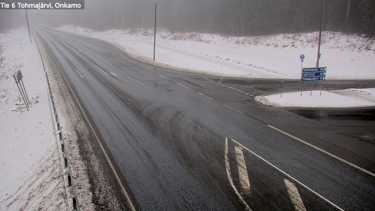 Weather Camera Image Väg 6 Tohmajärvi, Onkamo, Tohmajärvi, Pohjois-Karjala