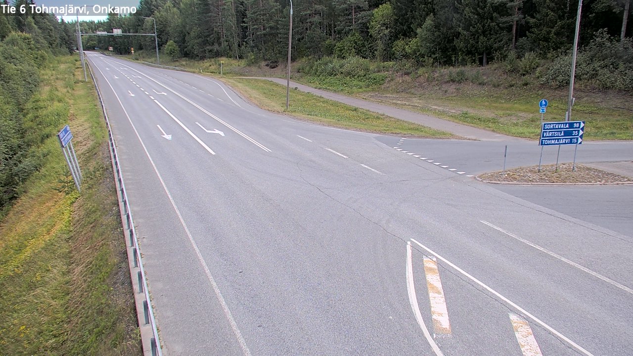 Weather Camera Image Road 6 Tohmajärvi, Onkamo, Tohmajärvi, Pohjois-Karjala