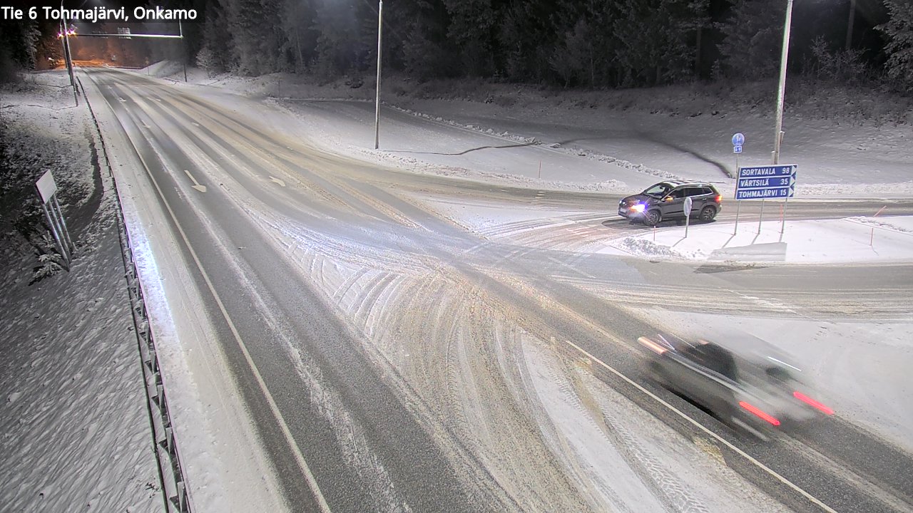 Weather Camera Image Väg 6 Tohmajärvi, Onkamo, Tohmajärvi, Pohjois-Karjala