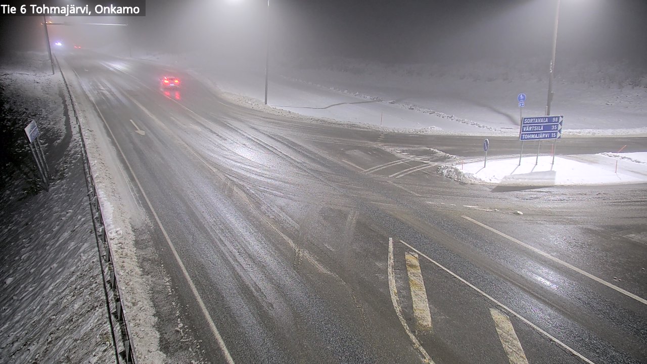Weather Camera Image Väg 6 Tohmajärvi, Onkamo, Tohmajärvi, Pohjois-Karjala