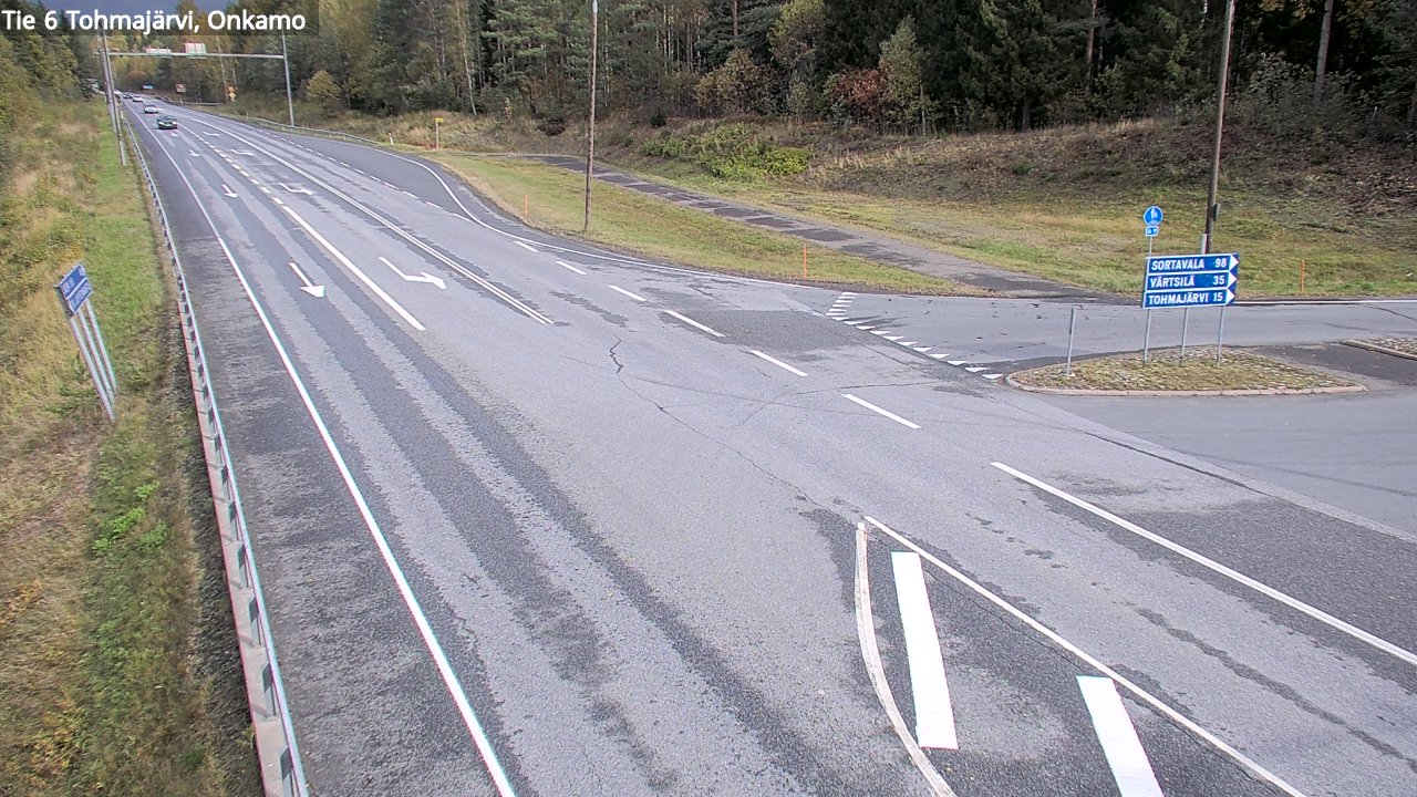 Weather Camera Image Road 6 Tohmajärvi, Onkamo, Tohmajärvi, Pohjois-Karjala
