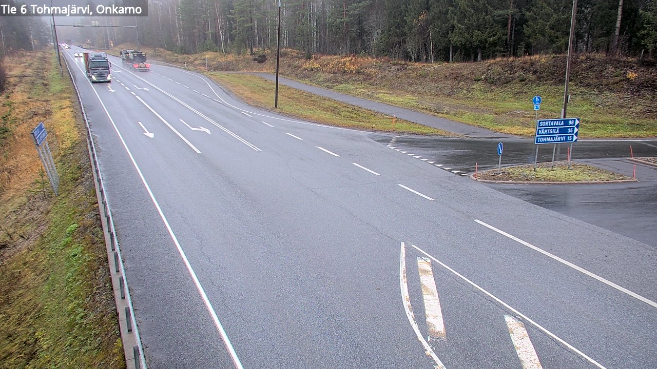Kelikamerat Kuva Tie 6 Tohmajärvi, Onkamo, Tohmajärvi, Pohjois-Karjala