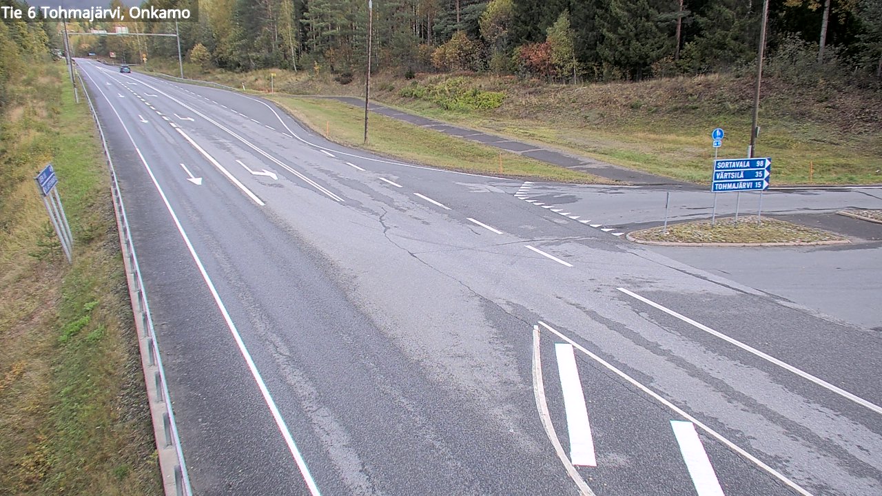Weather Camera Image Road 6 Tohmajärvi, Onkamo, Tohmajärvi, Pohjois-Karjala