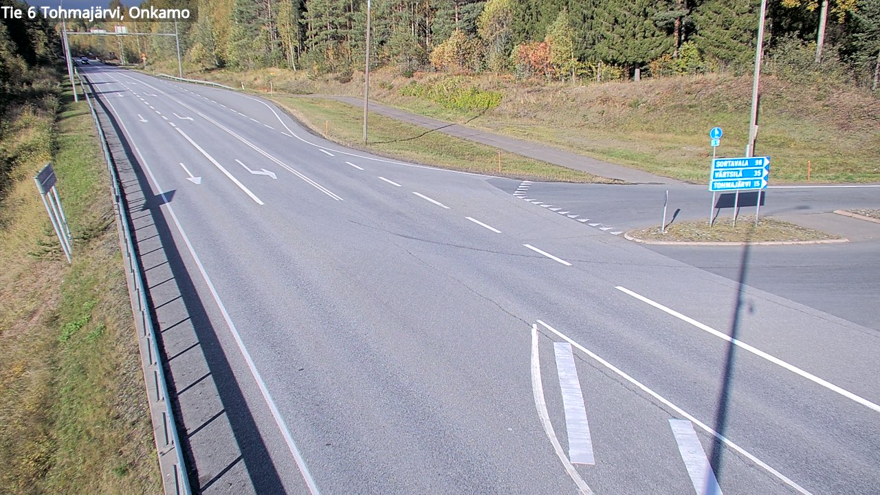 Kelikamerat Kuva Tie 6 Tohmajärvi, Onkamo, Tohmajärvi, Pohjois-Karjala