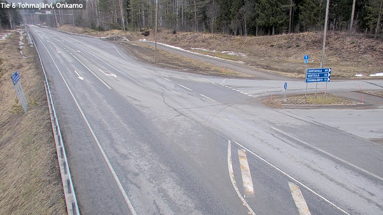 Weather Camera Image Road 6 Tohmajärvi, Onkamo, Tohmajärvi, Pohjois-Karjala
