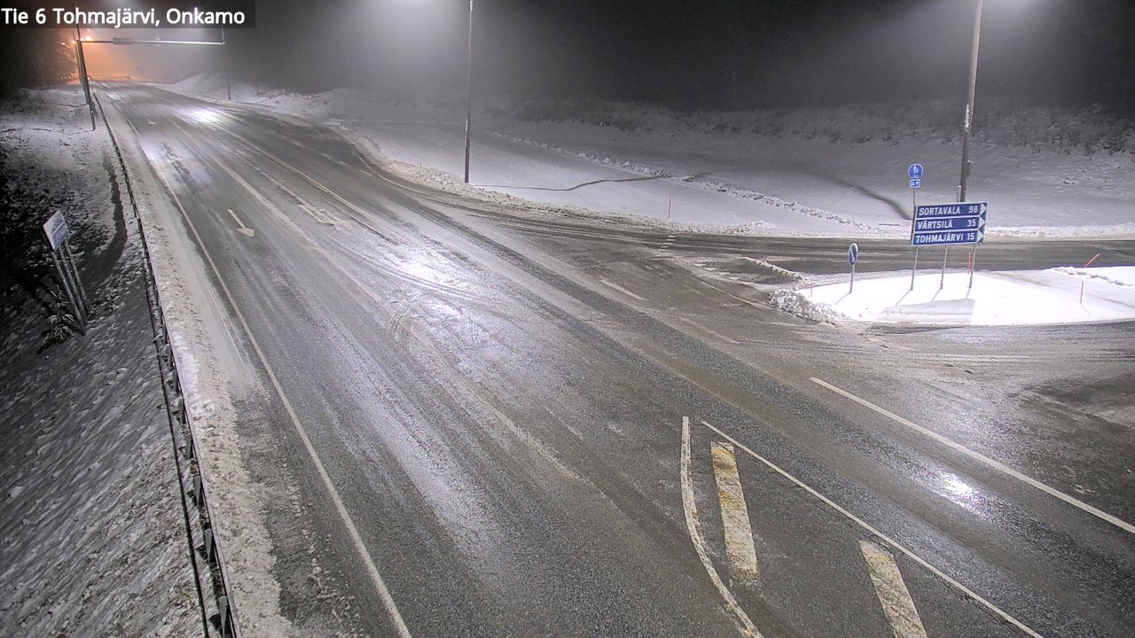 Weather Camera Image Väg 6 Tohmajärvi, Onkamo, Tohmajärvi, Pohjois-Karjala