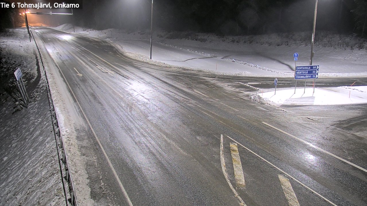 Weather Camera Image Väg 6 Tohmajärvi, Onkamo, Tohmajärvi, Pohjois-Karjala