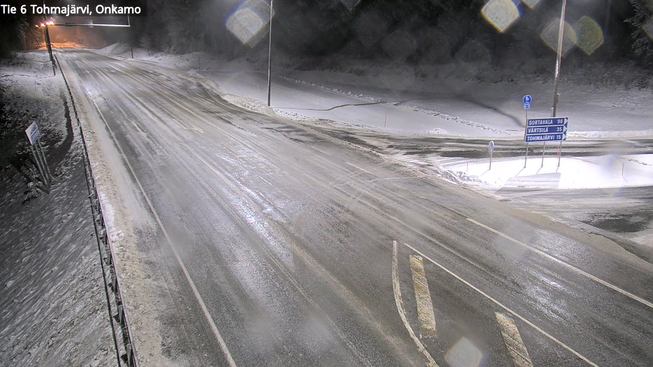 Weather Camera Image Väg 6 Tohmajärvi, Onkamo, Tohmajärvi, Pohjois-Karjala
